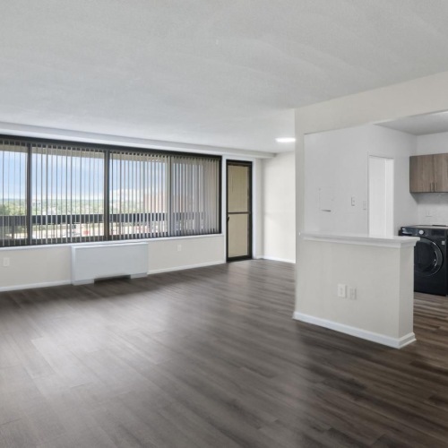 a large empty kitchen